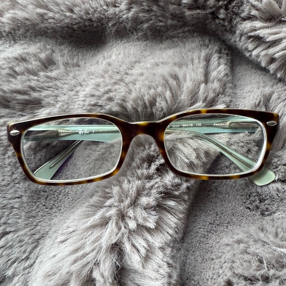 Ray-ban Tortoise Shell Rectangular Glasses - Picture 1 of 11